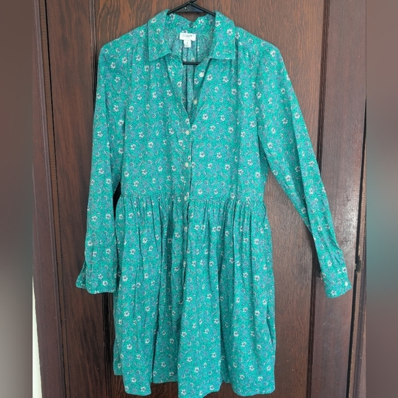 J. Crew Factory Paisley Dress with Pockets 4 - Picture 2 of 10